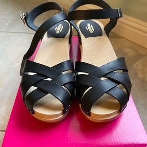 New black Magdalena Swedish Hasbeens, 38.